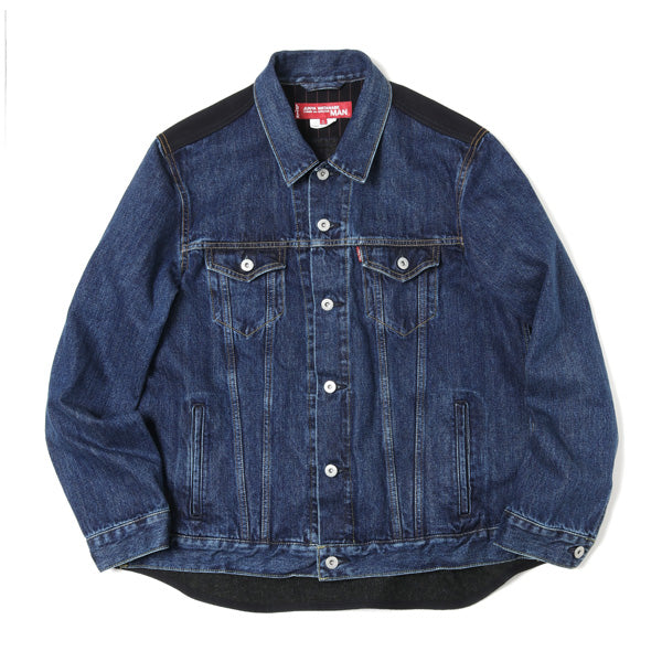 綿デニム×ウールツイルチェック Levi's Wネーム J201