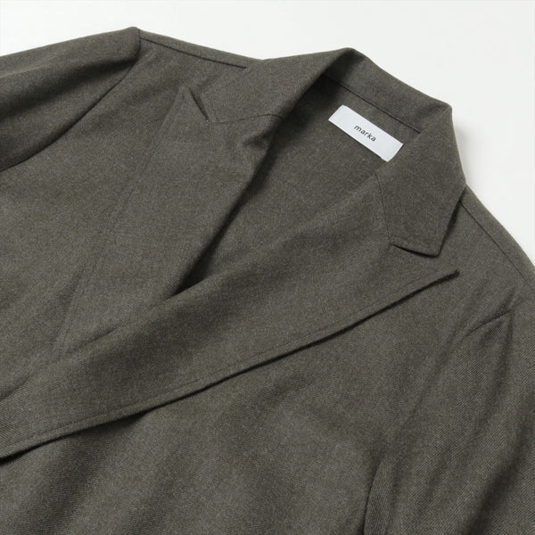 SHIRT JACKET WOOL SOFT SERGE