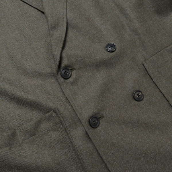 SHIRT JACKET WOOL SOFT SERGE