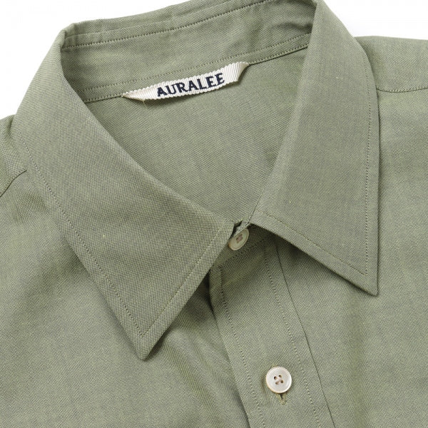 FINX OX CHAMBRAY SHIRTS (A22AS01FO) | AURALEE / シャツ (MEN