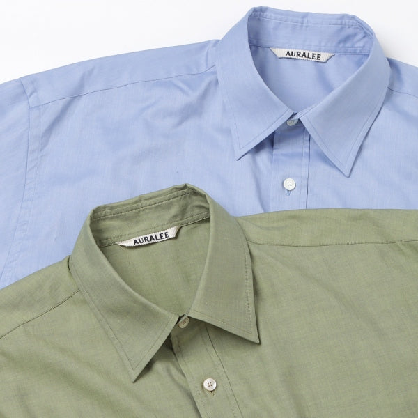 AURALEE FINX OX CHAMBRAY SHIRTS 4