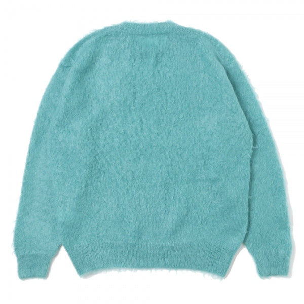 BRUSHED SUPER KID MOHAIR KNIT P/O