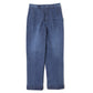 Flat Front Straight Trousers Ozone Wash