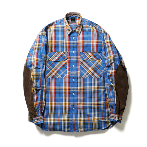 TECH ELBOW PATCH WORK SHIRTS FLANNEL PLAIDS