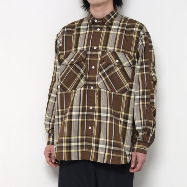 TECH ELBOW PATCH WORK SHIRTS FLANNEL PLAIDS