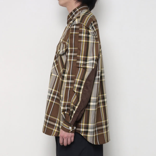 TECH ELBOW PATCH WORK SHIRTS FLANNEL PLAIDS