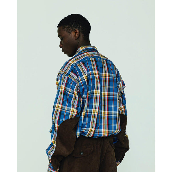 TECH ELBOW PATCH WORK SHIRTS FLANNEL PLAIDS