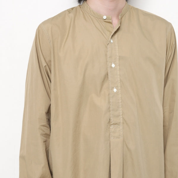 Pullover Collarless Shirt