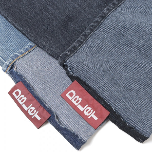 RECYCLE DENIM LOW-RISE DENIM PANTS