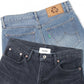 RECYCLE DENIM LOW-RISE DENIM PANTS