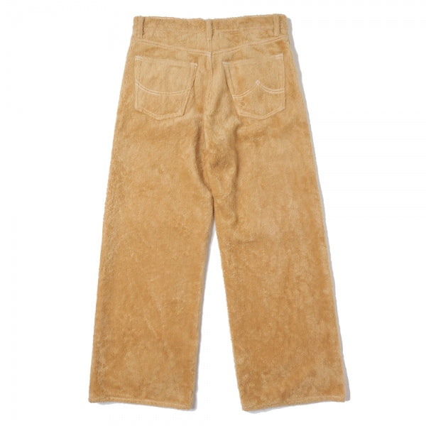 FUZZY LOW-RISE BUGGY PANTS