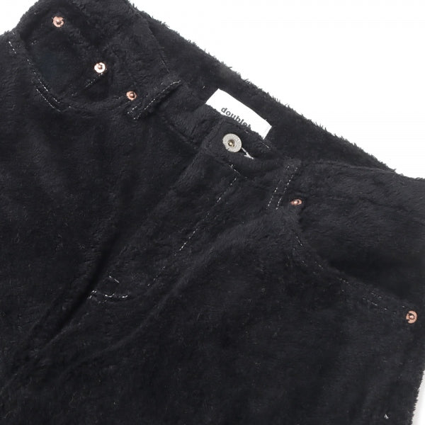 FUZZY LOW-RISE BUGGY PANTS