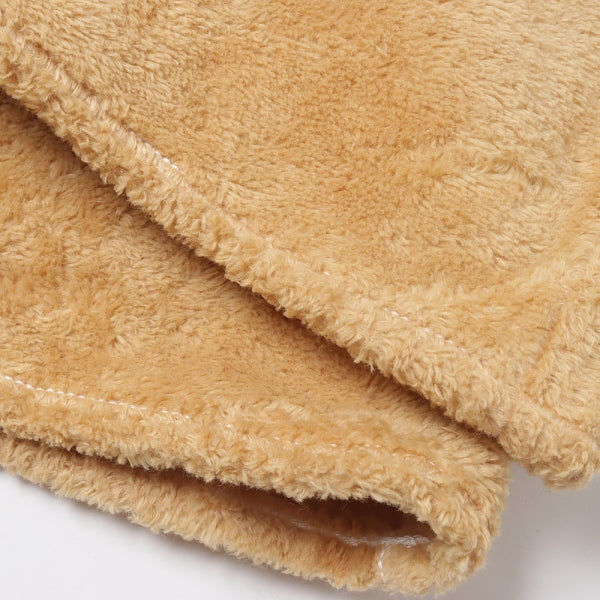 FUZZY LOW-RISE BUGGY PANTS