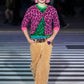 FUZZY LOW-RISE BUGGY PANTS