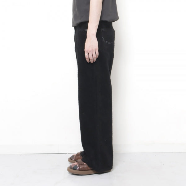 FUZZY LOW-RISE BUGGY PANTS