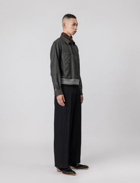 SIWA SIWA WIDE SILHOETTE SLACKS