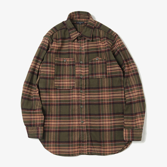 Work Shirt - Cotton Twill Plaid