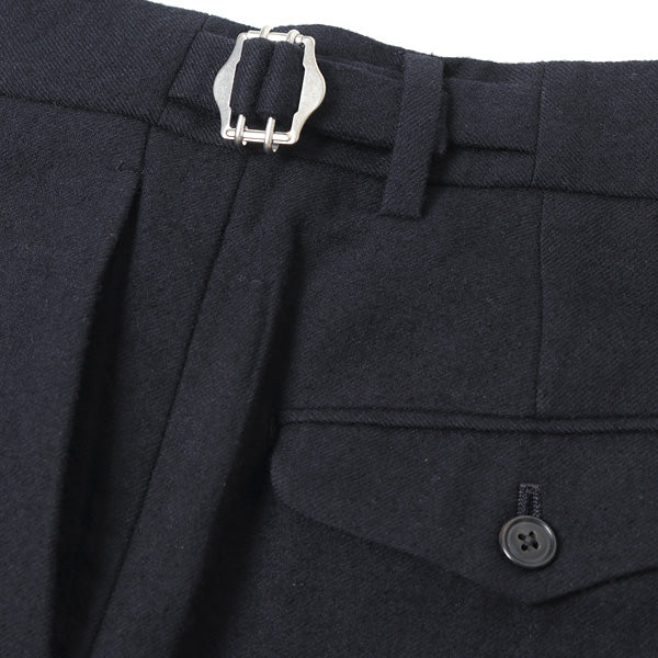 COTTON WOOL STRAIGHT TROUSERS