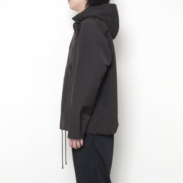 WASHI POLYESTER HIGH DENSITY CLOTH HOODED ZIP BL