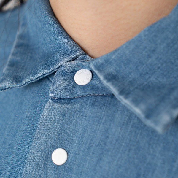 Light Denim Shirt Dress