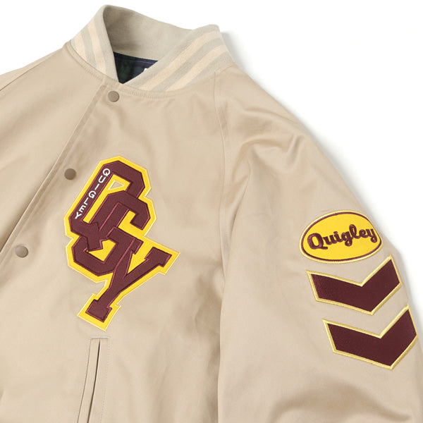 COTTON VARSITY JACKET (21A-QGY5003) | Quigley / ジャケット (MEN