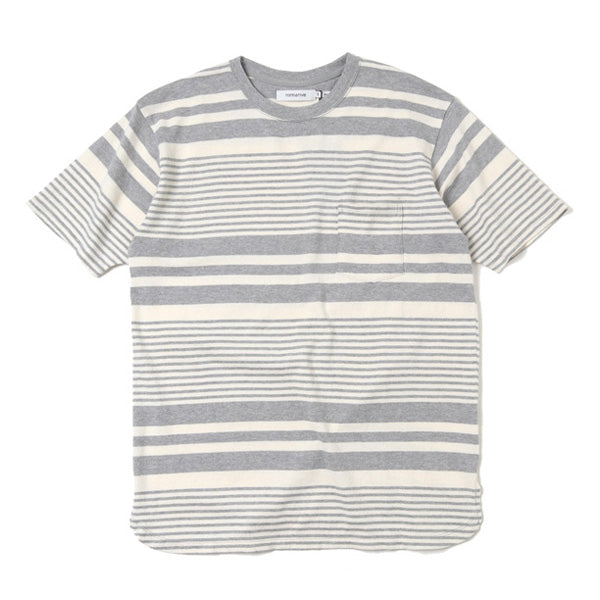 DWELLER S/S TEE COTTON JERSEY BORDER