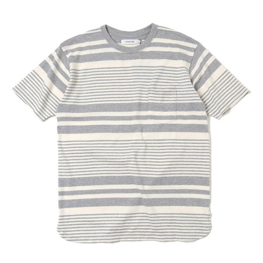 DWELLER S/S TEE COTTON JERSEY BORDER