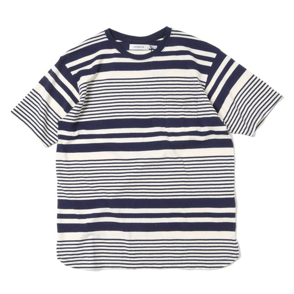 DWELLER S/S TEE COTTON JERSEY BORDER