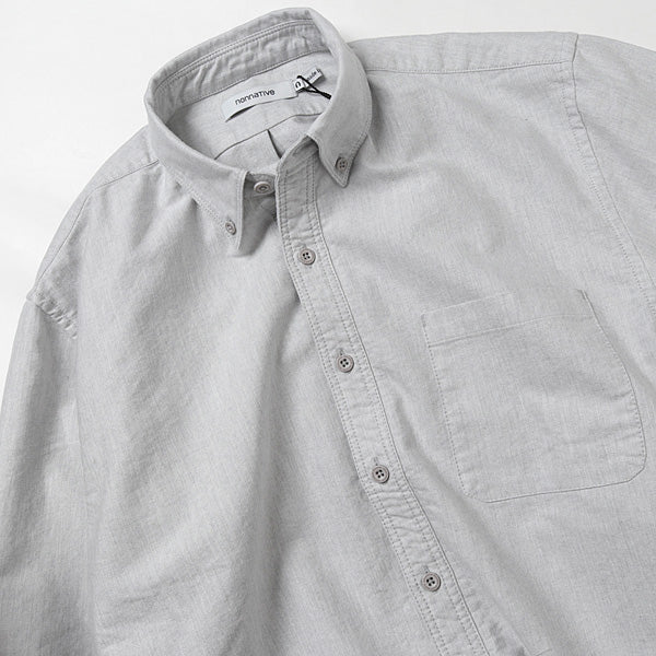 DWELLER B.D. SHIRT RELAXED FIT COTTON OXFORD