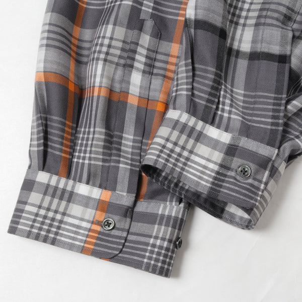 グラフペーパーTencel Check Shirt Dress チェックワンピ レディース