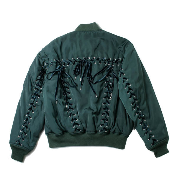 g.vg.v  LACE UP MA-1 BLOUSON