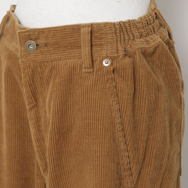 WOOL CORDUROY EASY PANTS