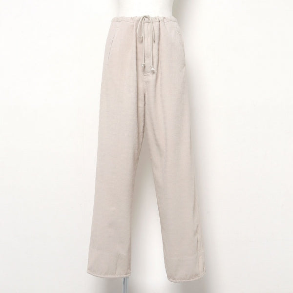 Quilted Stitching Corded Pants