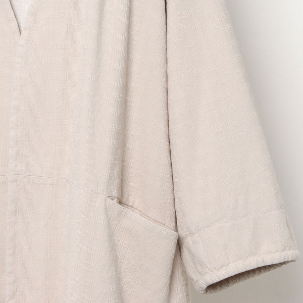 Quilted Stitching Raglan Gown
