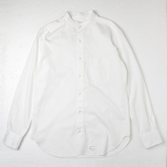 CLASSIC BAND COLLAR SHIRTS SELVEDGE PIN OXFORD