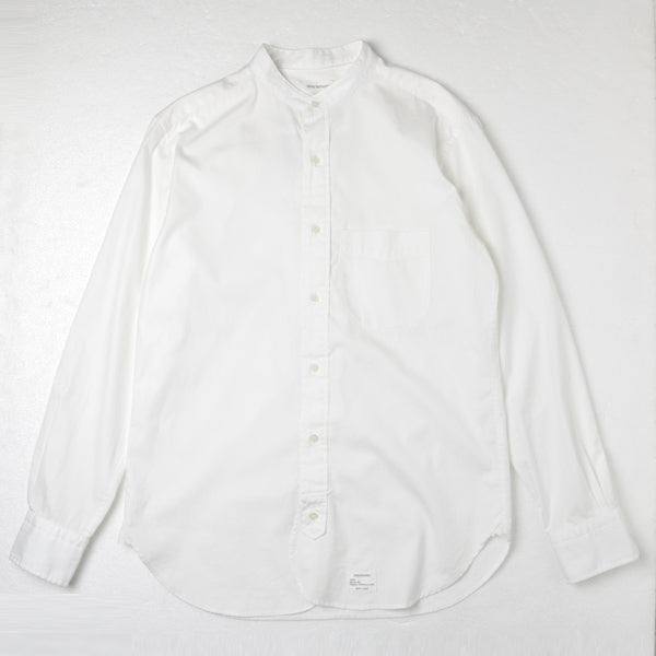 CLASSIC BAND COLLAR SHIRTS SELVEDGE PIN OXFORD