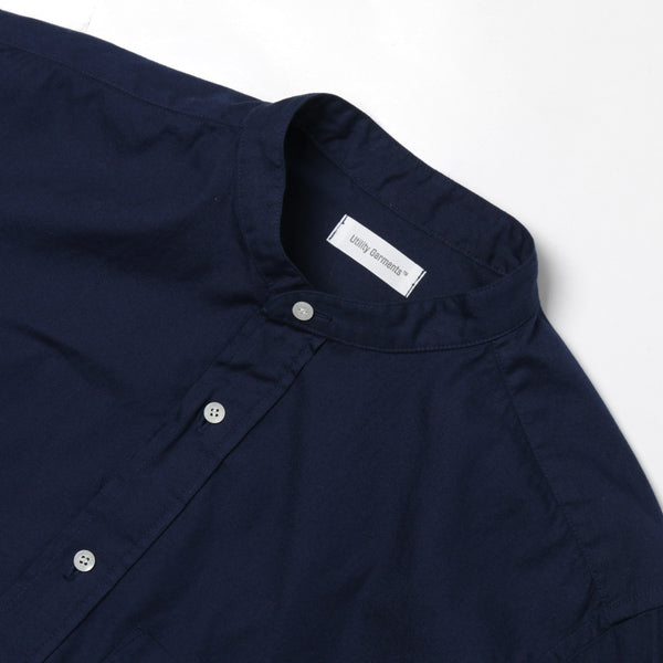 CLASSIC BAND COLLAR SHIRTS SELVEDGE PIN OXFORD