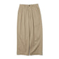 NO TUCK WIDE CHINO TROUSERS