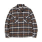 WORKER L/S SHIRT COTTON TWILL OMBRE PLAID