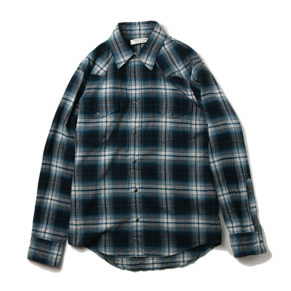 c.nel ombre check western shirt