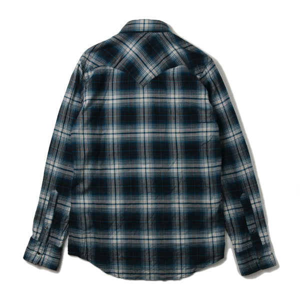 c.nel ombre check western shirt