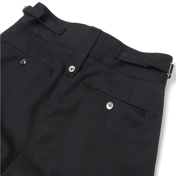 Wool Gabardine Beltless