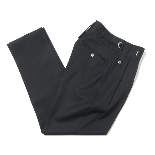 Wool Gabardine Beltless