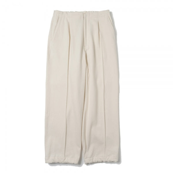 PIN-TUCK EASY PANTS - Viscose Cotton Twill -