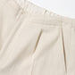 PIN-TUCK EASY PANTS - Viscose Cotton Twill -