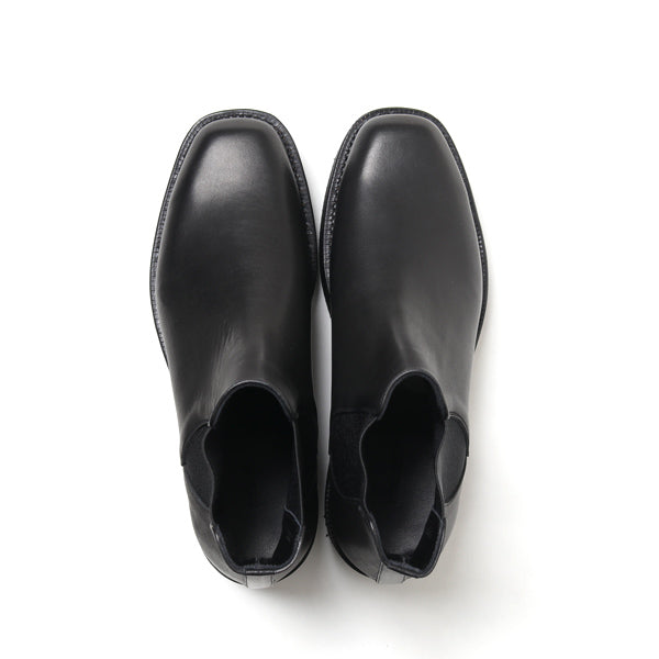 LEATHER SQUARE BOOTS MADE BY FOOT THE COACHER (A20AS01FT