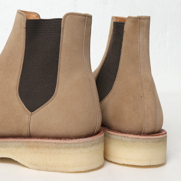 SUEDE SQUARE BOOTS MADE BY FOOT THE COACHER