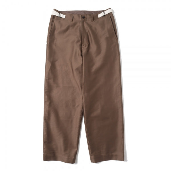 SIDE ADJUST TROUSERS ORGANIC COTTON SOFT MOLESKIN