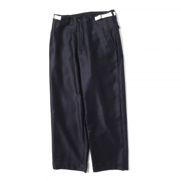 SIDE ADJUST TROUSERS ORGANIC COTTON SOFT MOLESKIN