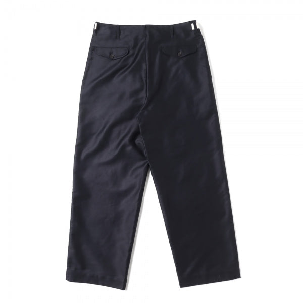 SIDE ADJUST TROUSERS ORGANIC COTTON SOFT MOLESKIN